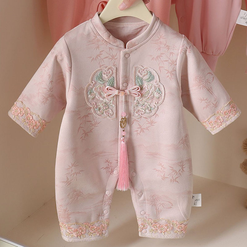 Newborn Baby Girl Romper Floral - 2026 İlkbahar Sonbahar Bebek Kız Giysileri