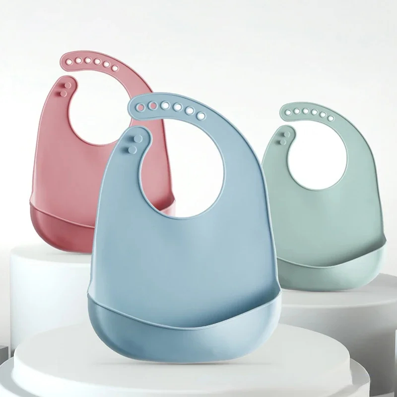 1-4 adet bebek önlüğü ayarlana - Waterproof Baby Bibs Silicone incelemesi ve fiyatı